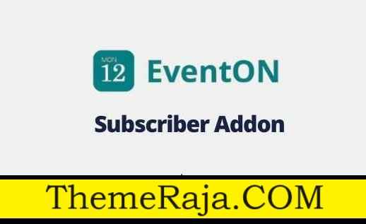 EventOn Subscriber Addon GPL Plugin 3 EventOn Subscriber Addon GPL Plugin
