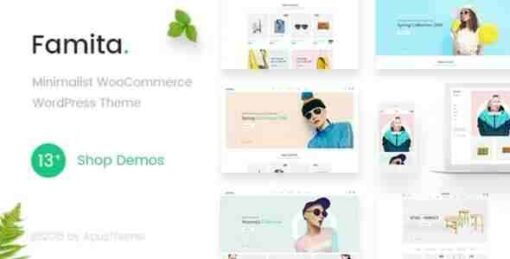 Famita Theme GPL Minimalist WooCommerce WordPress Theme