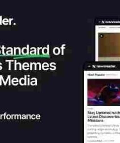 Newsreader Theme GPL Revolutionary WordPress Theme for Digital Media