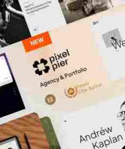 Pixelpiernyc Theme GPL Portfolio Creative Agency Freelancer WordPress