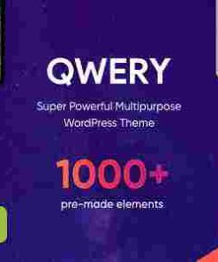 Qwery Theme GPL Multi-Purpose Business WordPress Theme + RTL