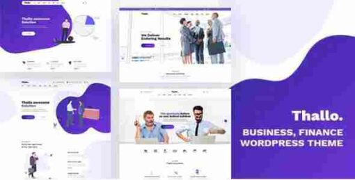 Thallo Theme GPL Consulting & Finance WordPress Website