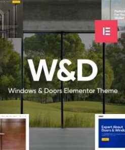 W&D Theme GPL Windows & Doors Company WordPress Theme