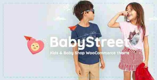 BabyStreet Theme GPL WooCommerce Theme for Kids Toys and Clothes Shops