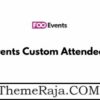 FooEvents Custom Attendee Fields GPL Extension