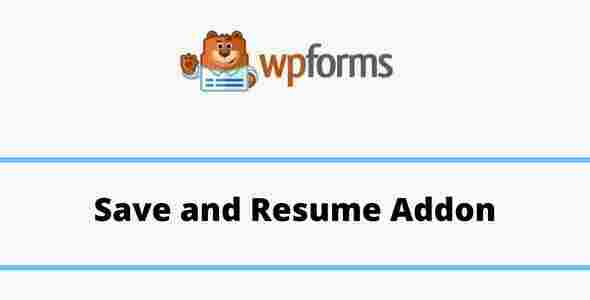 WPForms Save and Resume Addon GPL Plugin 3 WPForms Save and Resume Addon GPL Plugin