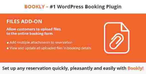 Bookly Files Addon GPL Plugin