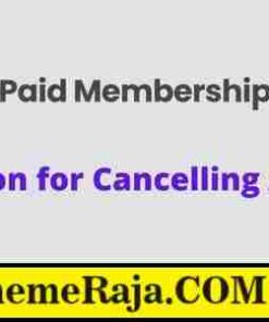 Paid Memberships Pro Reason for Cancelling Addon GPL Plugin