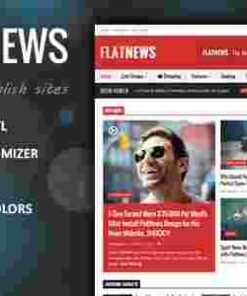 FlatNews Theme GPL Responsive Magazine WordPress Theme