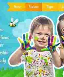 Kiddy Theme GPL Children WordPress Theme