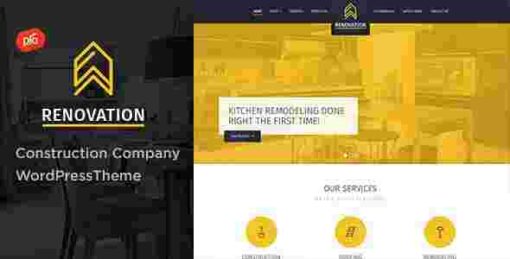 Renovation Theme GPL Construction Company Theme