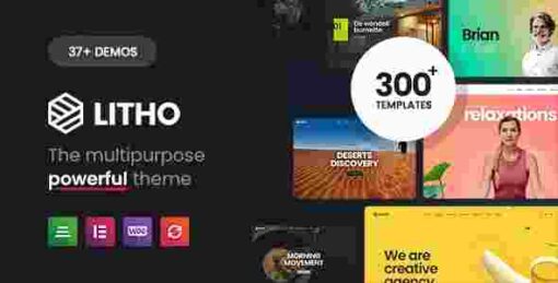 Litho Theme GPL Multipurpose Elementor WordPress Theme