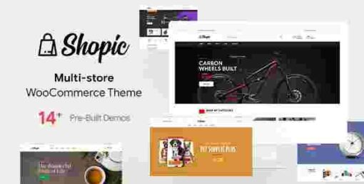 Shopic Theme GPL Multistore WooCommerce WordPress Theme