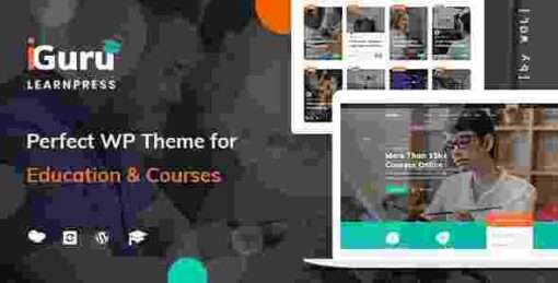 iGuru Theme GPL Education & Courses WordPress Websites