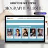 Biography Theme Website Design Amazing Look & Better Speed Ranking