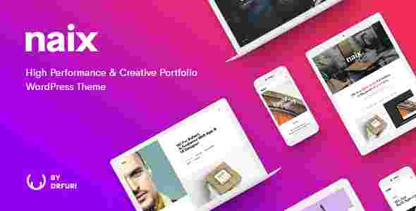 Naix Theme GPL Creative & High Performance Portfolio WordPress Theme 3 Naix Theme GPL Creative & High Performance Portfolio WordPress Theme