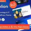 Solion Theme GPL Technology & IT Solutions WordPress Website