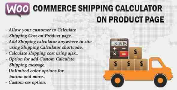 Woocommerce Shipping Calculator On Product Page GPL 3 Woocommerce Shipping Calculator On Product Page GPL