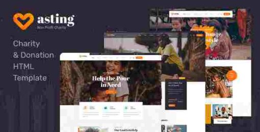 Asting Theme GPL Charity & Donation WordPress Websites
