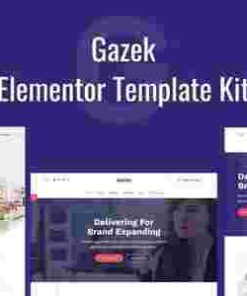 Gazek GPL Agency Portfolio Elementor Template Kit
