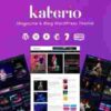 Katerio Theme GPL Magazines and Blogs Theme