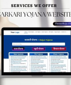 Sarkari Yojana Theme Website Design Amazing Look & Better Speed Ranking