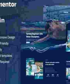 Basvim Template Kit GPL Swimming Courses & Training