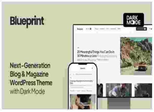 Blueprint Theme GPL – Next-Generation Blog & Magazine Theme