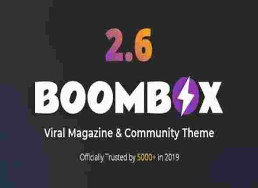 BoomBox Viral Magazine WordPress Theme Create News Websites