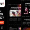 Dezegni Elementor Template Kit GPL Creative Design Agency & Portfolio
