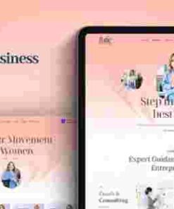 Juliea Feminines Business Coaching Elementor Template Kit GPL