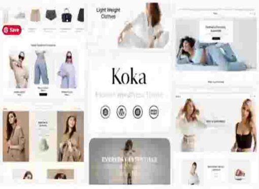 KoKa Theme GPL MultiPurpose WooCommerce Theme