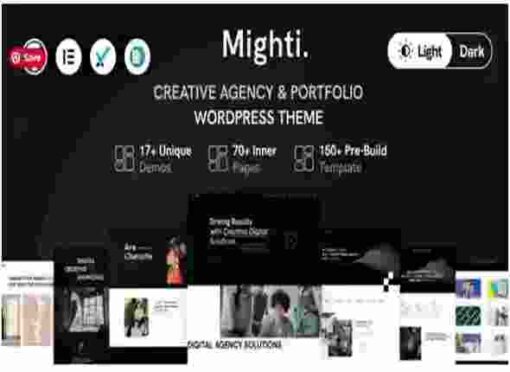 Mighti Theme GPL Creative Agency & Portfolio WordPress Theme
