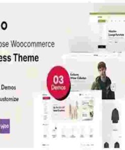 Ninico Theme GPL Minimal WooCommerce WordPress Theme