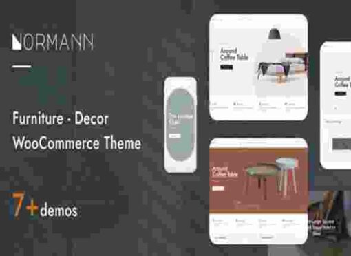 Normann Theme GPL Furniture Store WooCommerce Theme