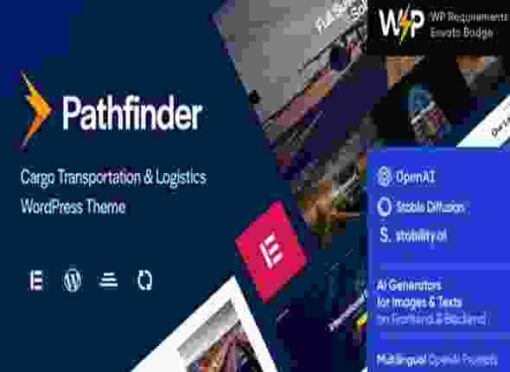 Paathfinder Theme GPL Cargo Transportation & Logistics WordPress Theme