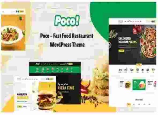 Poco Theme GPL Fast Food Restaurant WordPress Theme