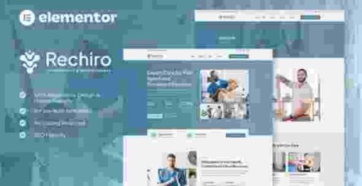 Rechira Chiropractic Physiotherapy Elementor Template Kit