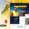 Structure Theme GPL Construction Industrial Factory WordPress Theme