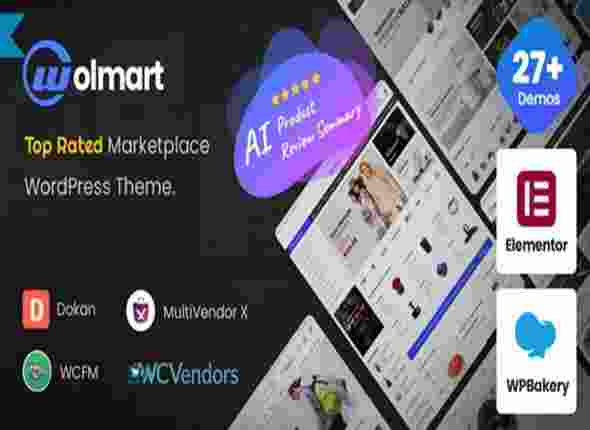 Wolmart Theme GPL Multi-Vendor Marketplace WooCommerce Theme 3 Wolmart Theme GPL Multi-Vendor Marketplace WooCommerce Theme