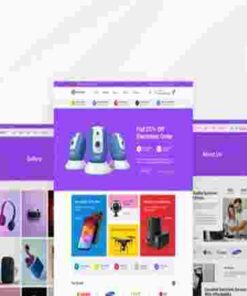 Electronies Template Kit GPL Electronics Shop Elementor Template Kits