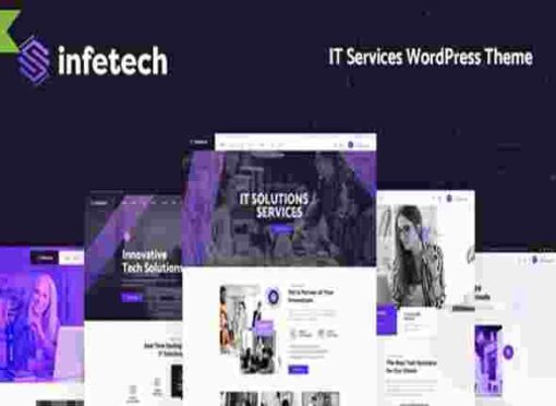 Infetech Theme GPL IT Services WordPress Theme