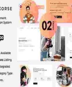 Onekorse Theme GPL LMS Education Theme