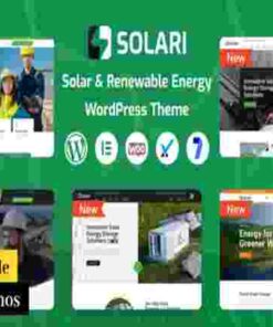 Solari Ecology and Solar Energy WordPress Theme With License Key