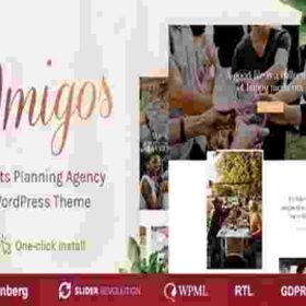 Products Update 2 17 Amigos Theme GPL Party & Celebration Event Agency Theme