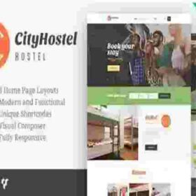 Products Update 2 7 City Hostel Theme GPL A Travel & Hotel Booking WordPress Theme