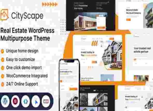 CityScape Theme GPL Real Estate WordPress Theme