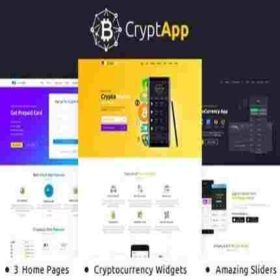 Products Update 2 3 CryptApp Landing Page Theme GPL