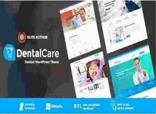 Dental Care Theme GPL Dentist & Medical WordPress Theme