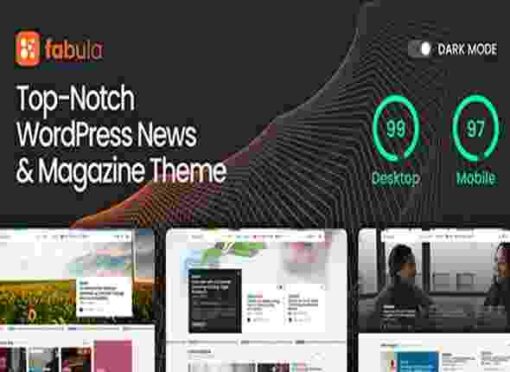 Fabula Theme GPL News & Magazine WordPress Theme